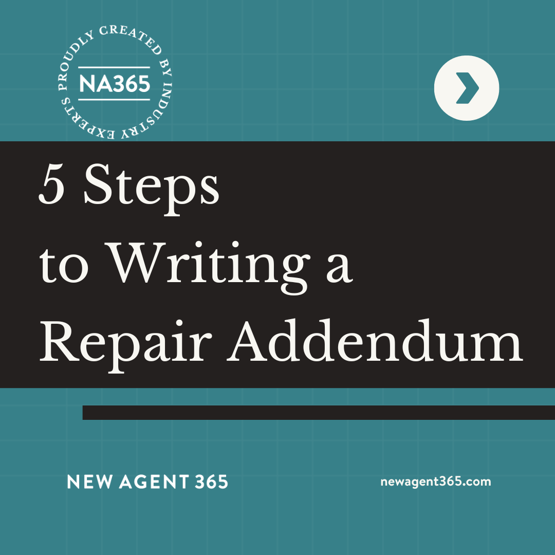 5 Steps to Writing a Repair Addendum for Buyers